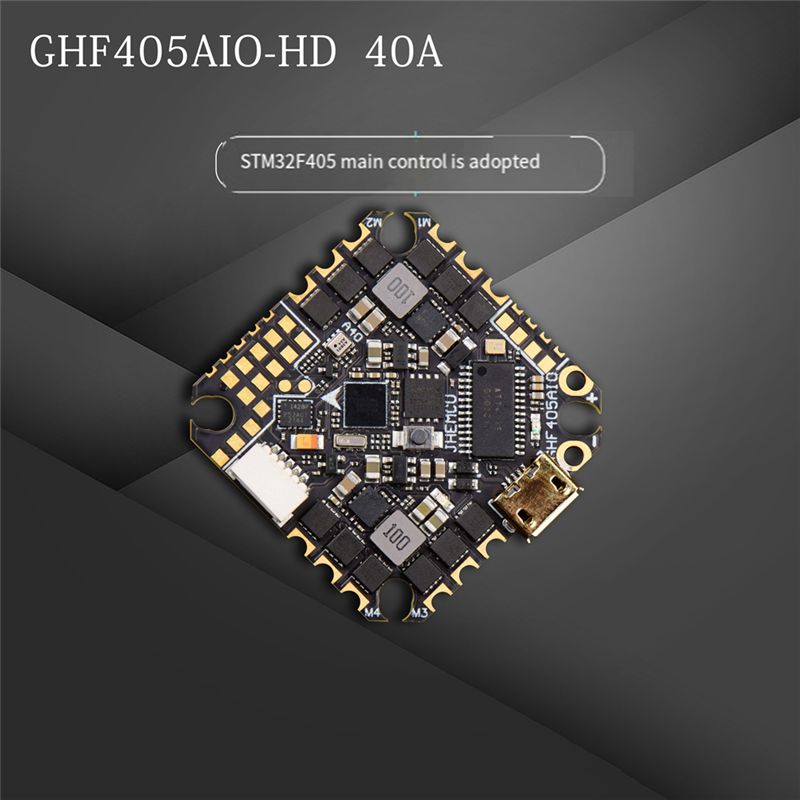 ABTI-GHF405AIO-HD 40A AIO Плат – обзор и цена Drone Racing Flight Controller