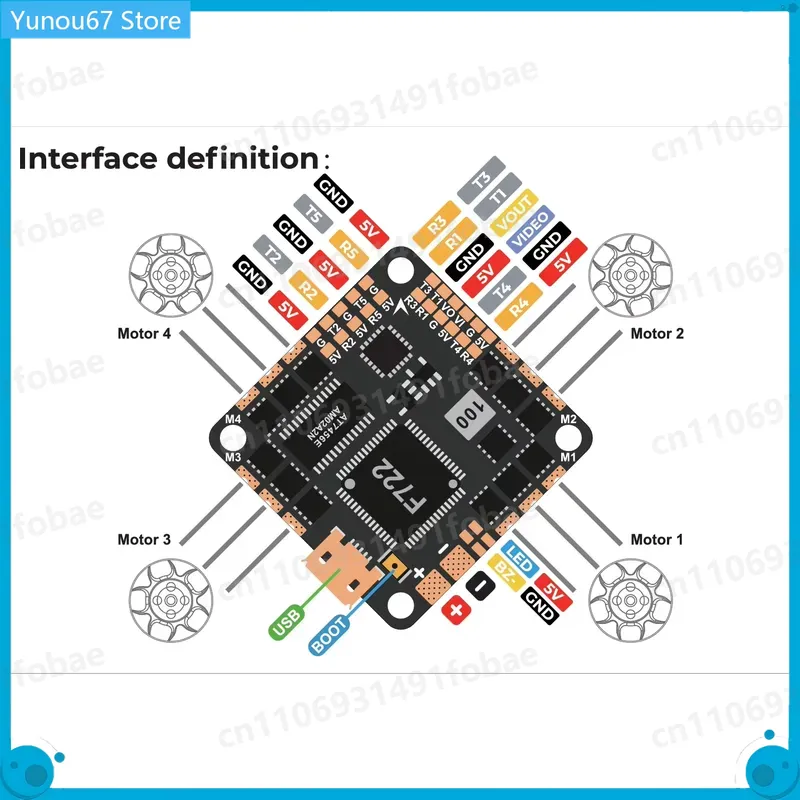 Полетный контроллер GEPRC GEP- – обзор и цена Drone Racing Flight Controller