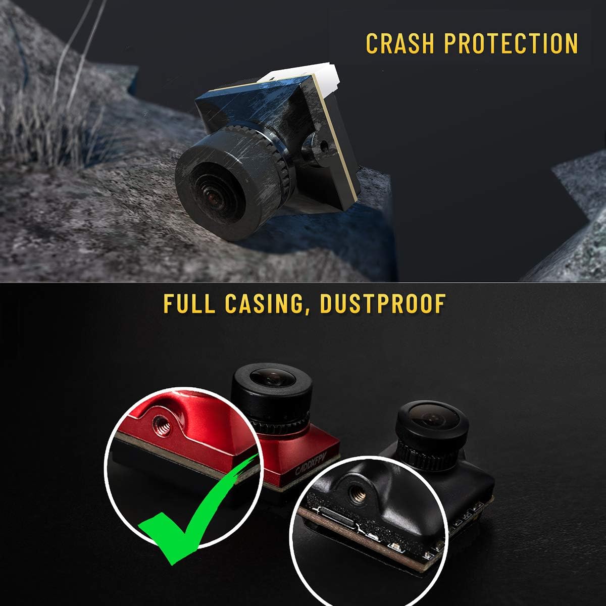 CADDX Micro FPV камера Ratel 2 – обзор и цена Drone Racing Camera
