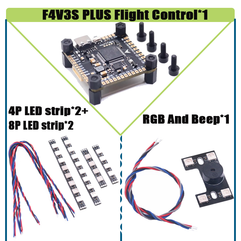 RCtoSky F4V3S PLUS F722 F745 H – обзор и цена Drone Racing Flight Controller