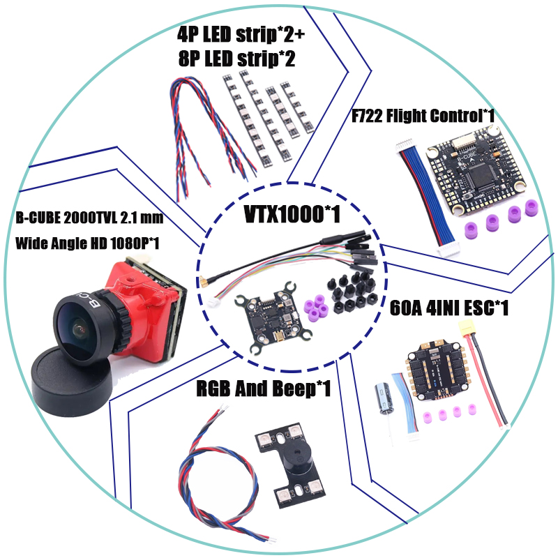 RCtoSky F4V3S PLUS F722 F745 H – обзор и цена Drone Racing Flight Controller
